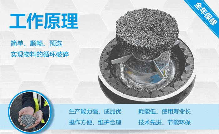 沖擊式制砂機(jī)破碎粒度均勻，粒形好看