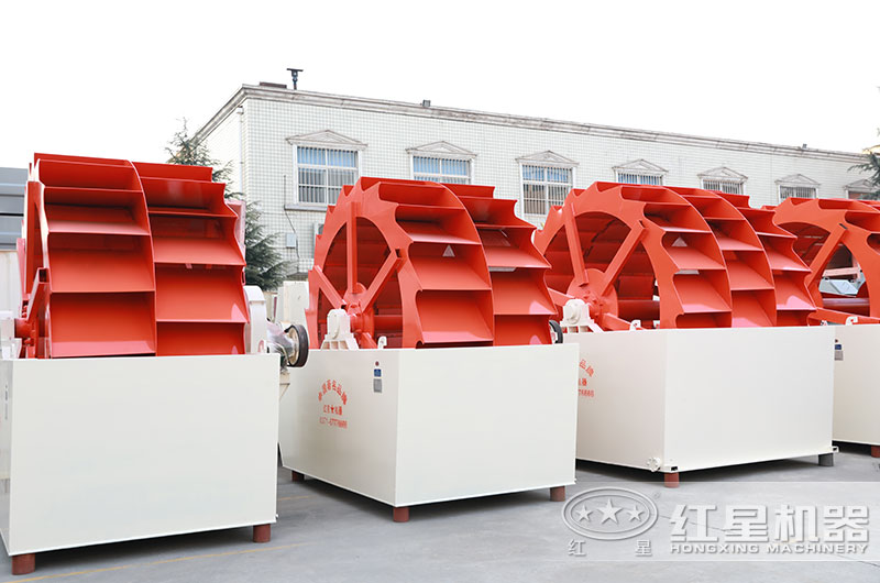 山沙洗砂機(jī)圖片，雙輪、三輪